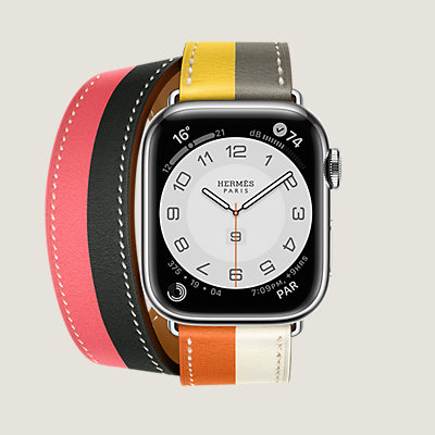 Series 8 case & Band Apple Watch Hermes Single Tour 45 mm Jumping 